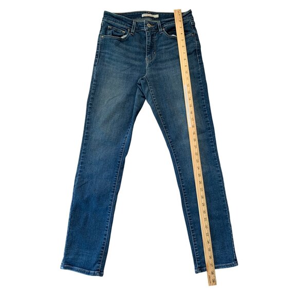 Levis Strauss & Co. Womens Classic Mid Rise Skinny Jeans Blue Denim Size 6 - Picture 13 of 14